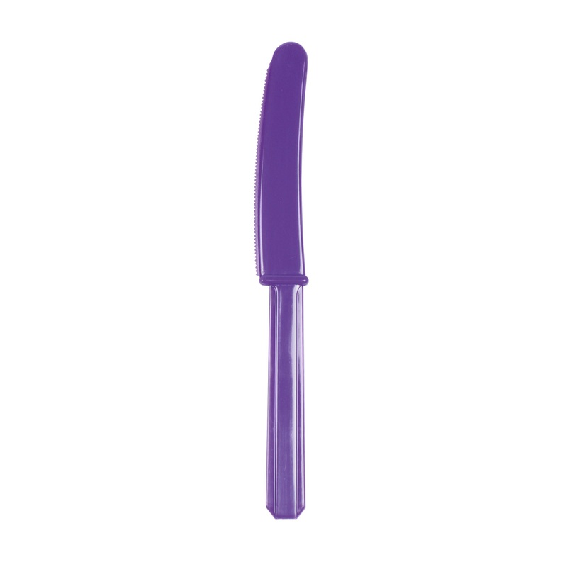 10 Partytime knives violet 17.2cm