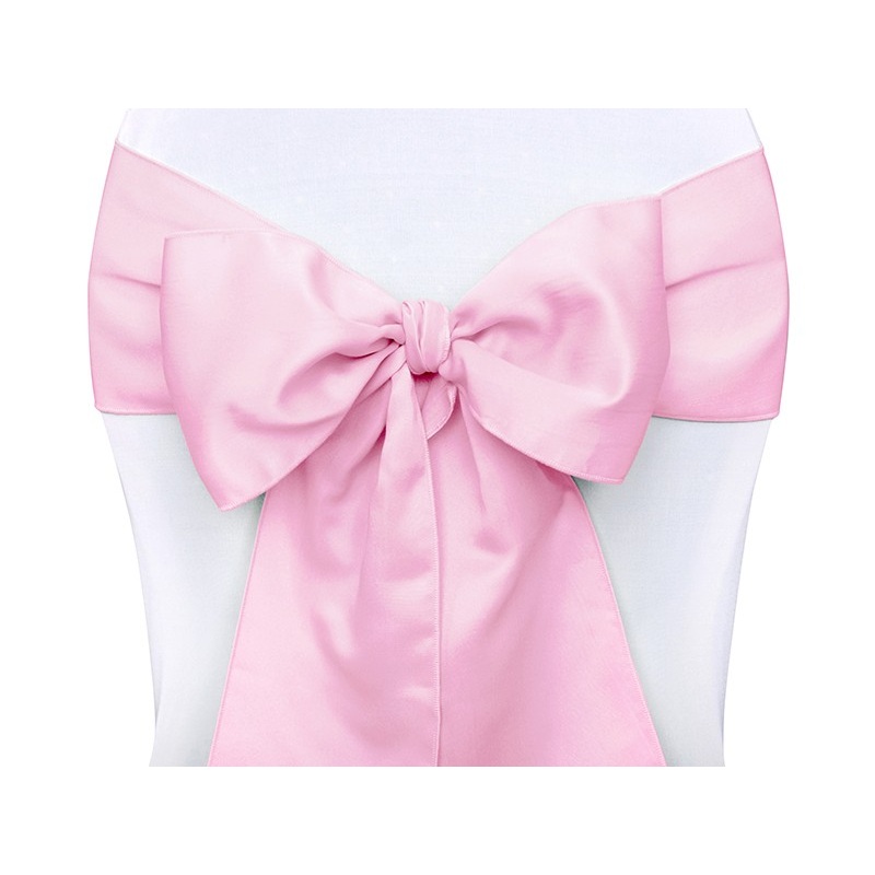 10 satin bows Maria bright pink 15cm x 2.75m