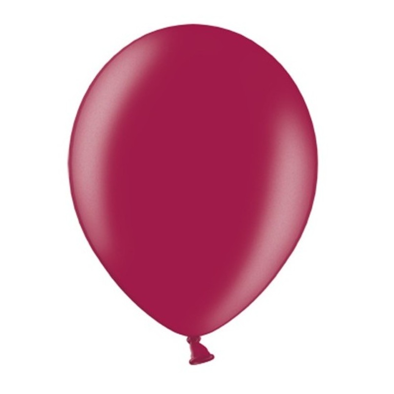100 balloons metallic plum 30cm