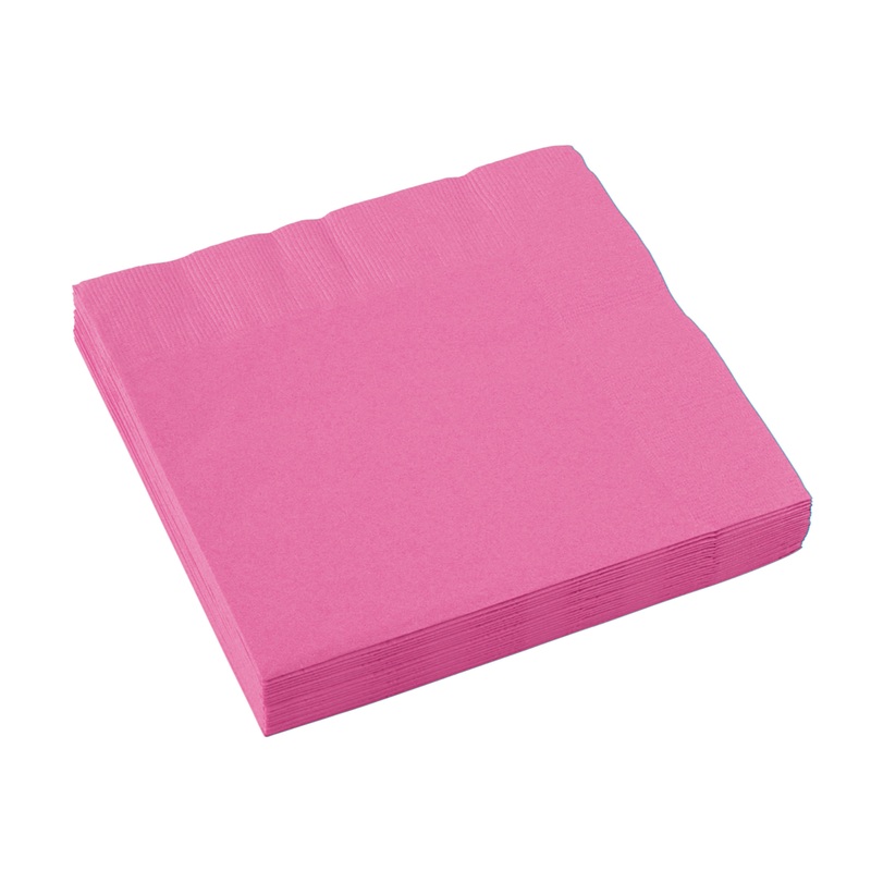 20 napkins Mila pink 33cm