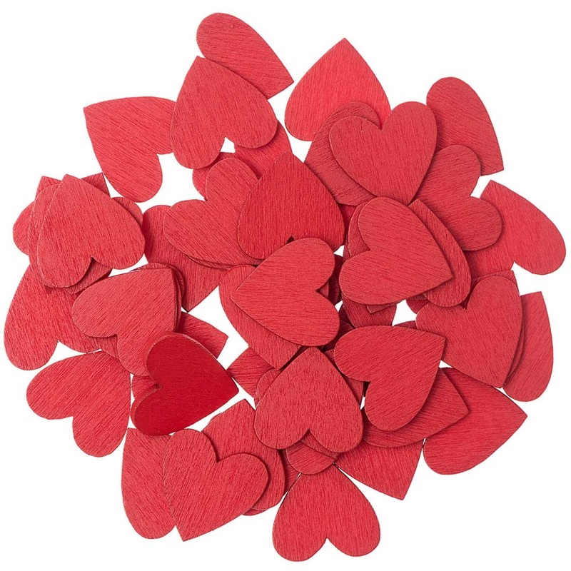 48 Herzl confetti red