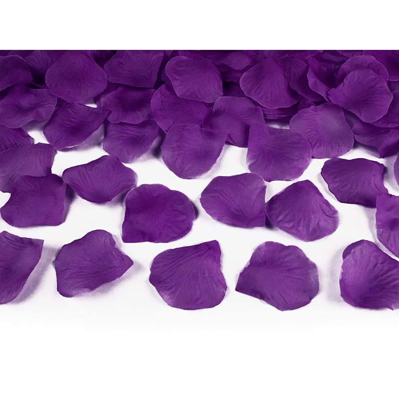 500 rose petals amour purple