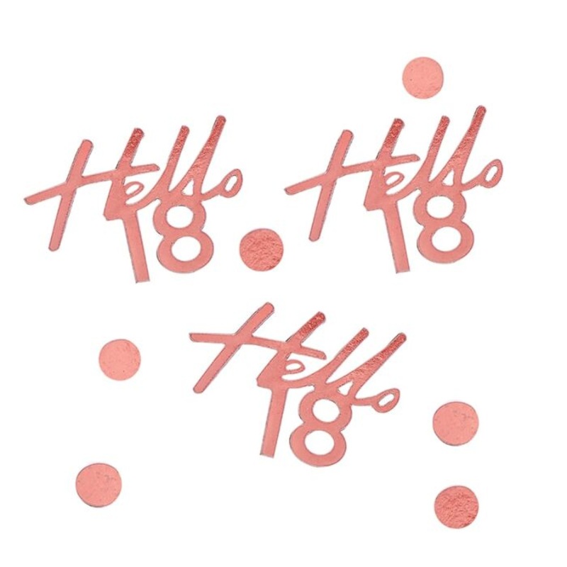 Hello Eighteen sprinkle decoration 13g