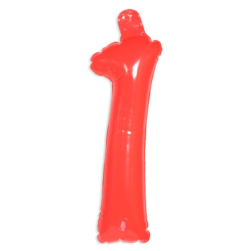 Inflatable number 1 red