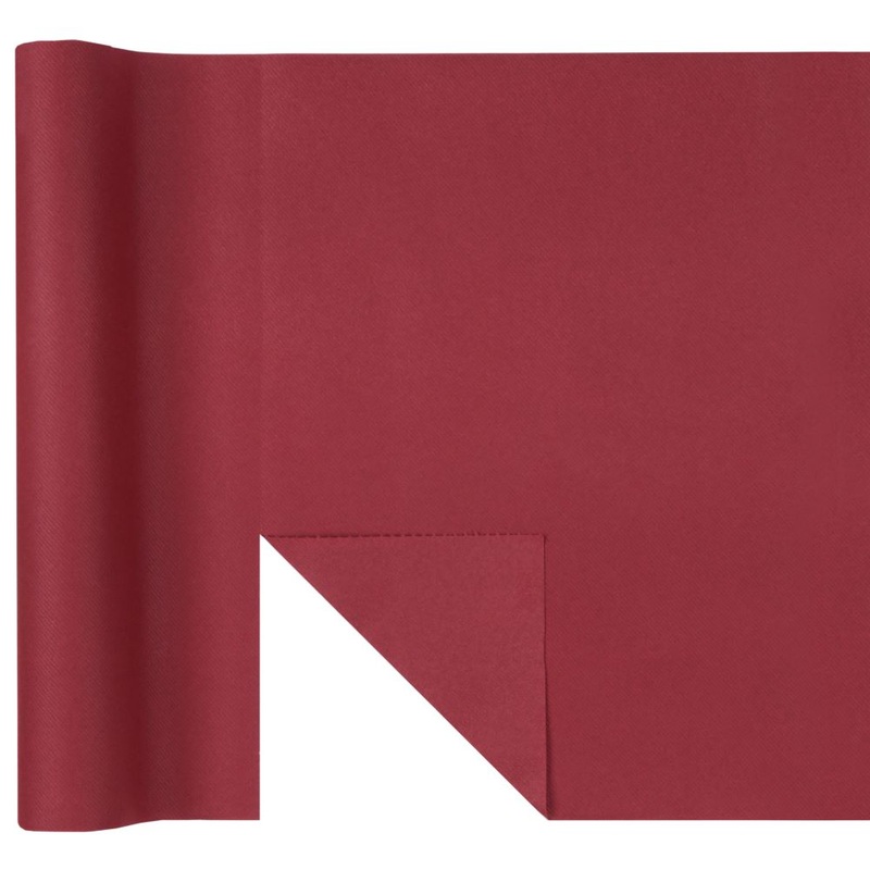 Monochrome table runner Bordeaux 4.8m