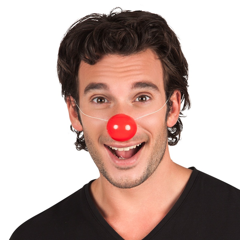 Satz 6 Clownsnasen plastik