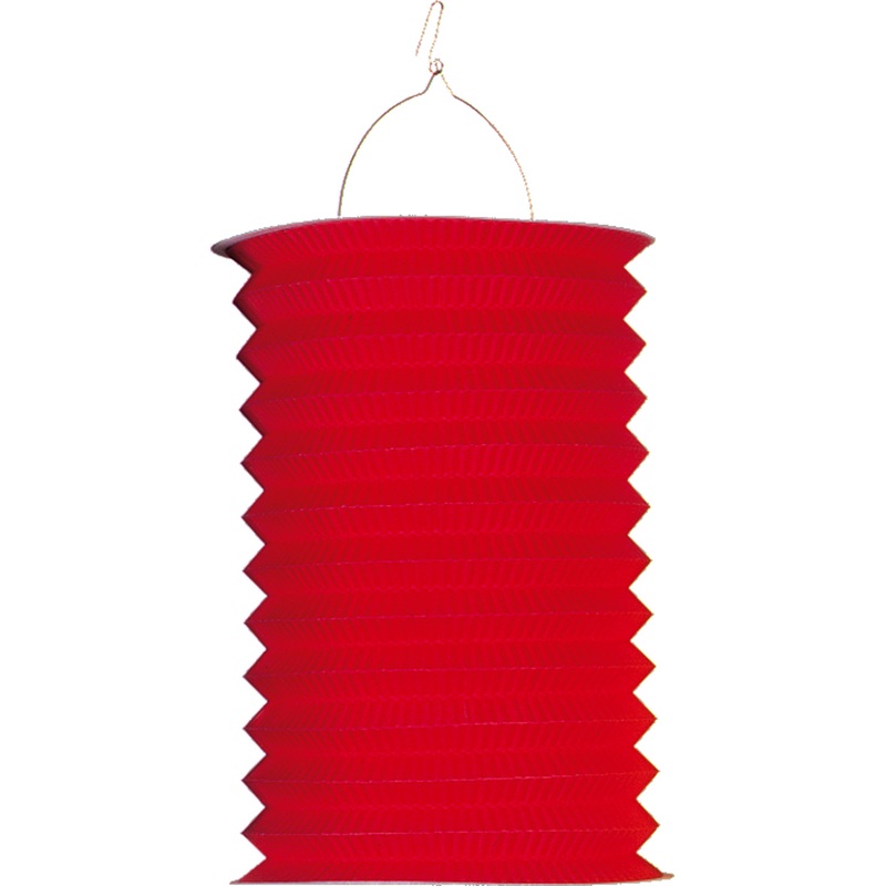 Solid Color Paper Lantern Autumn Blossom Red 28cm