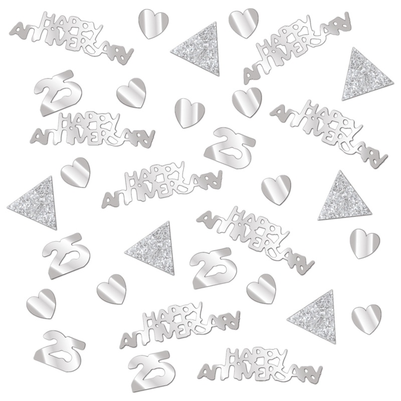 Sparkling 25 Years Confetti