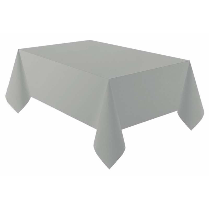 Stone gray eco tablecloth 2.74m