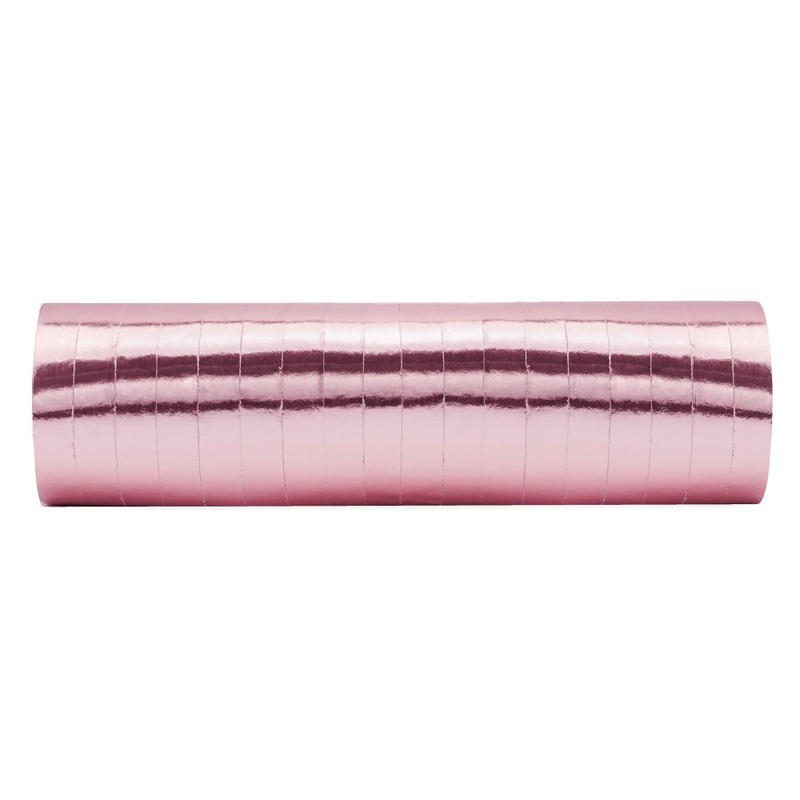 Streamer shiny rose gold 3.8m