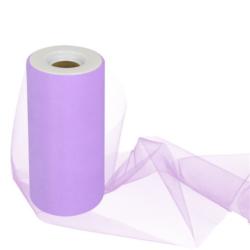 Tulle roll violet 25m