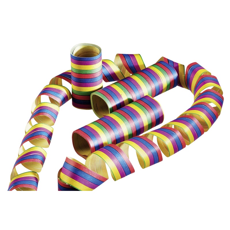 1 roll of motley party night streamers