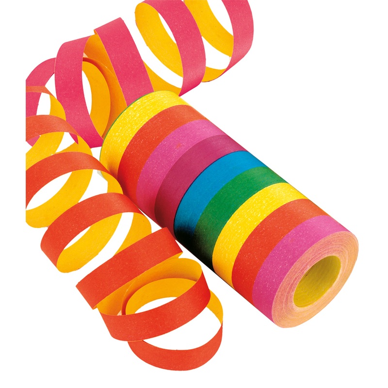 1 roll of XL streamers strips fun