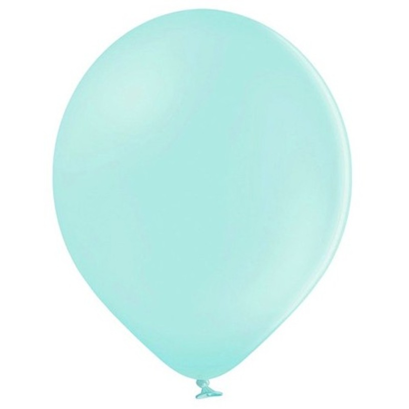 10 party star balloons mint turquoise 30cm