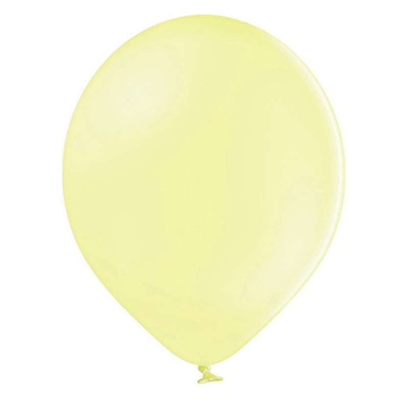 10 party star balloons pastel yellow 30cm