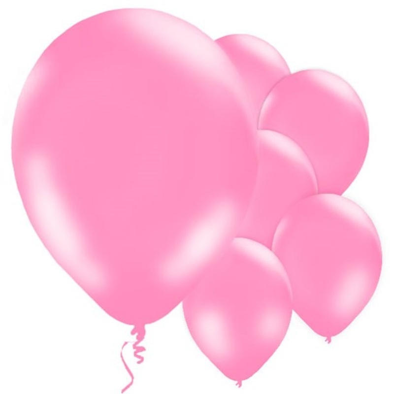 10 pink balloons Jive 28cm