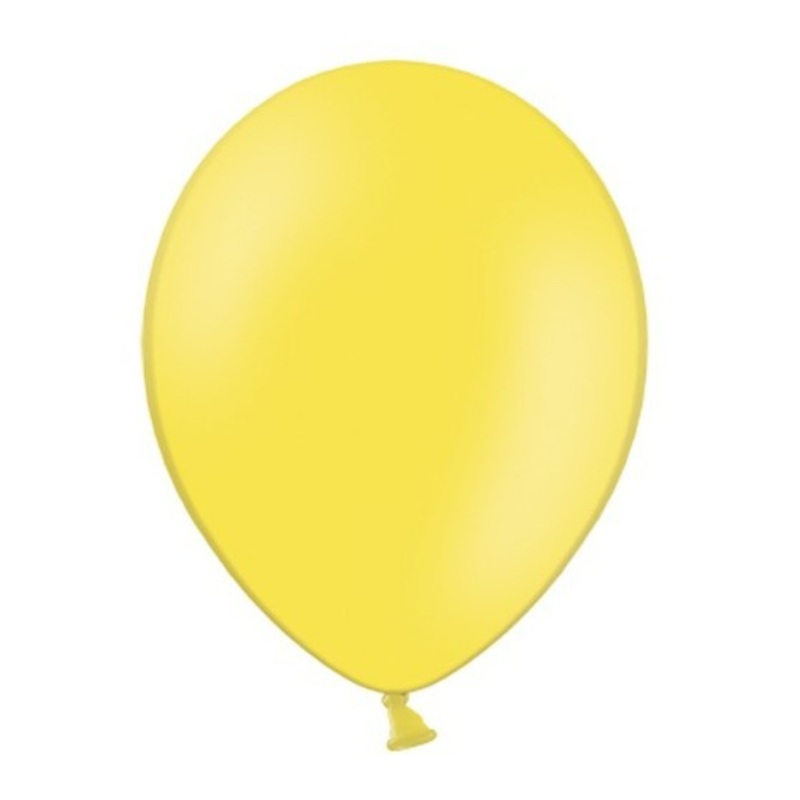 100 balloons Faro pastel yellow 27cm