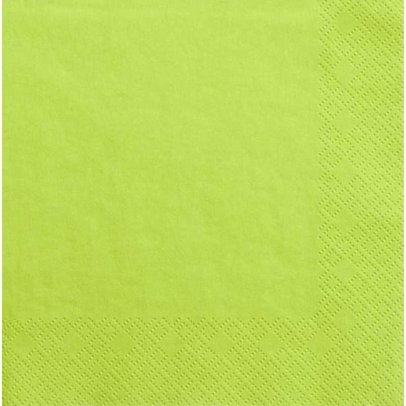 20 napkins Scarlett may green 33cm