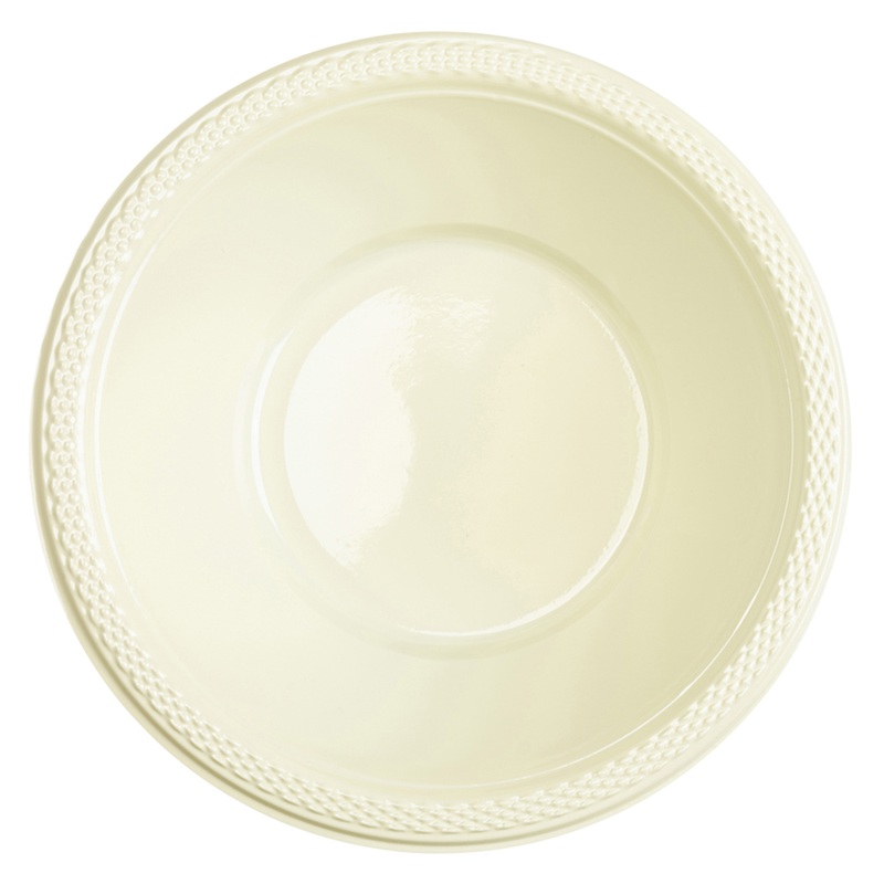20 plastic bowls Mila vanilla 355ml