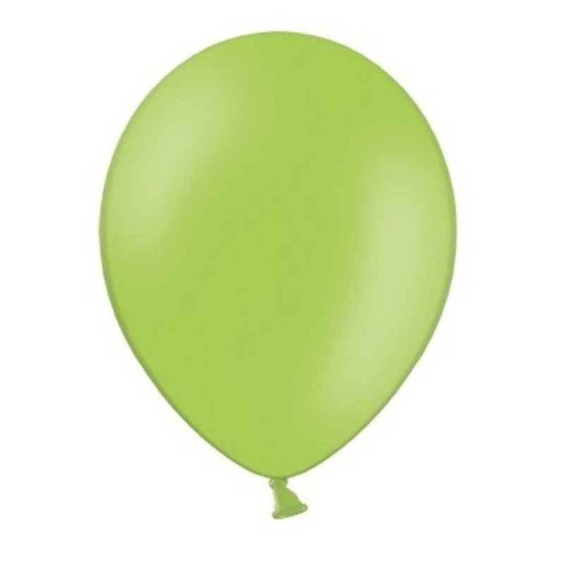50 party star balloons apple green 23cm