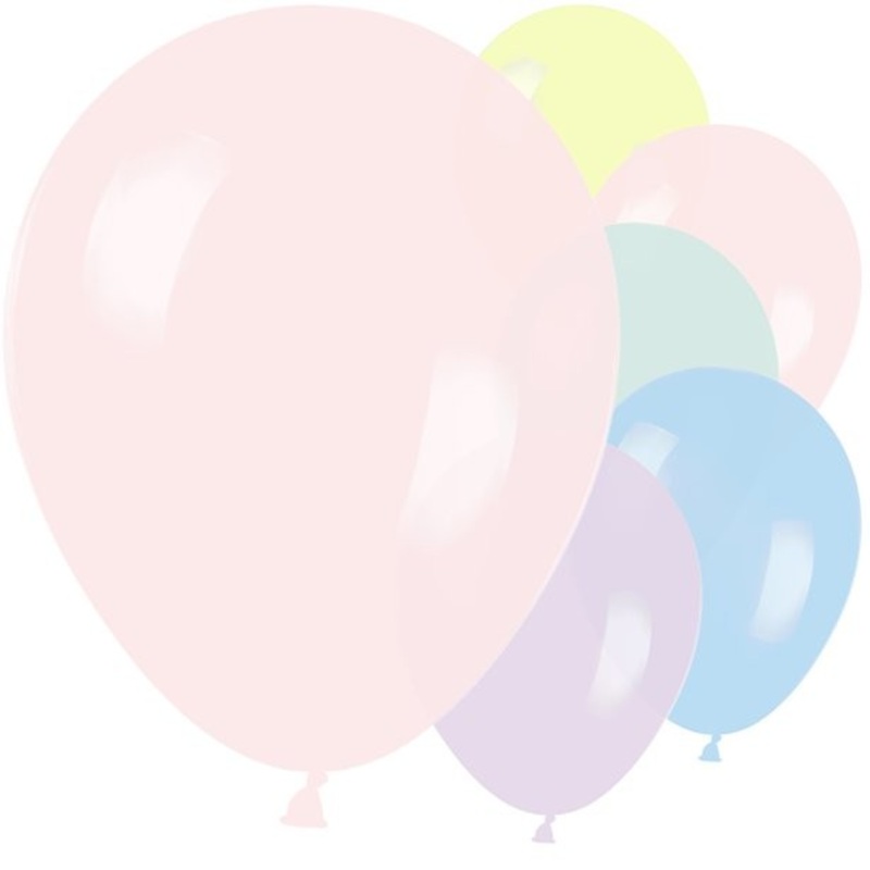 50 pastel balloons polonaise 30cm