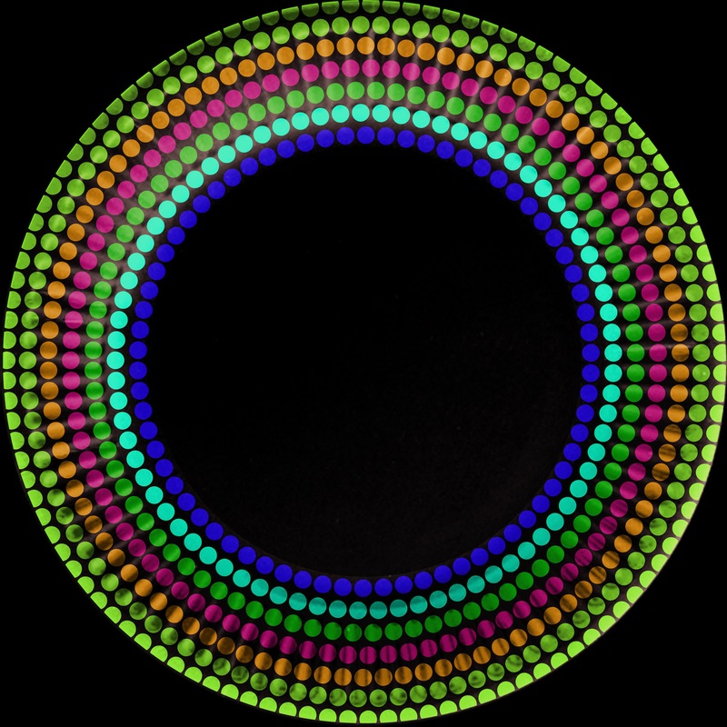 8 colorful mosaic paper plates 23cm