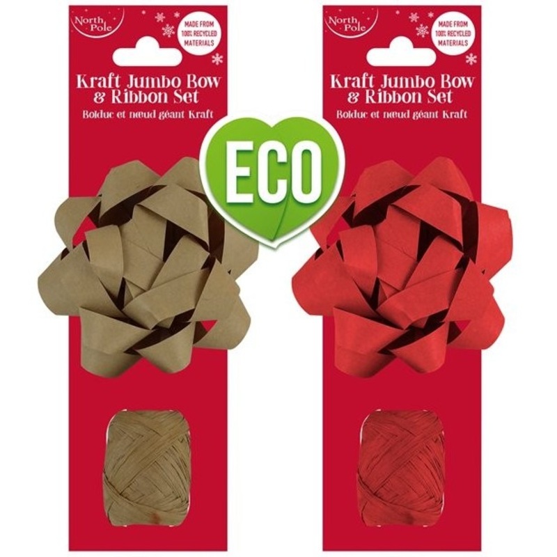 Eco decorative bows set