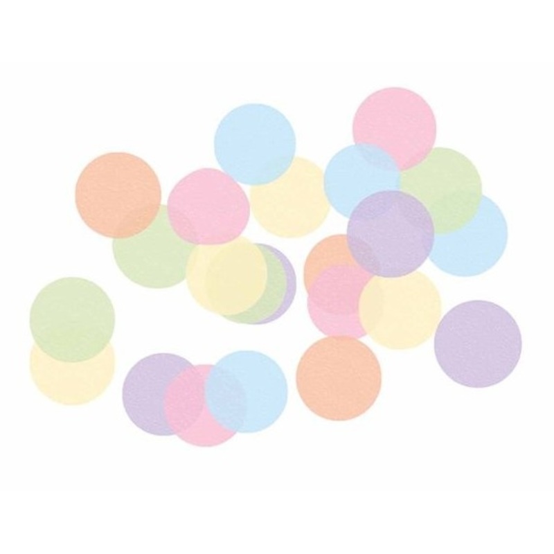 Pastel rainbow confetti 10g