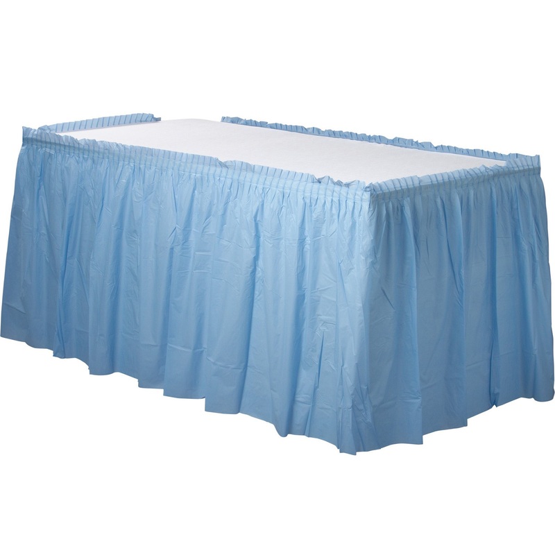Table border Mila pastel blue 4.26mx 73cm