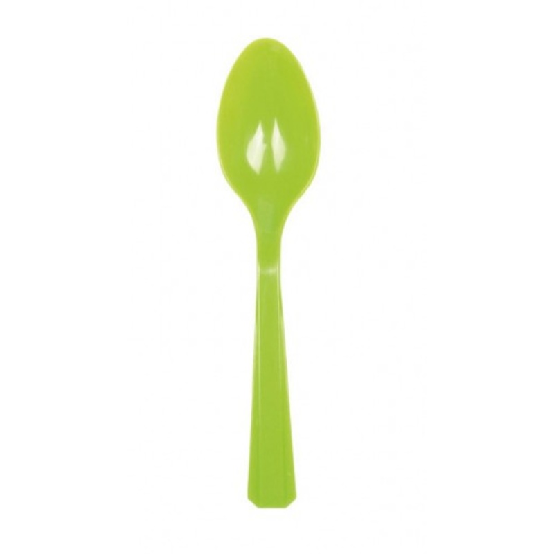 10 party buffet spoons kiwi 14.5cm