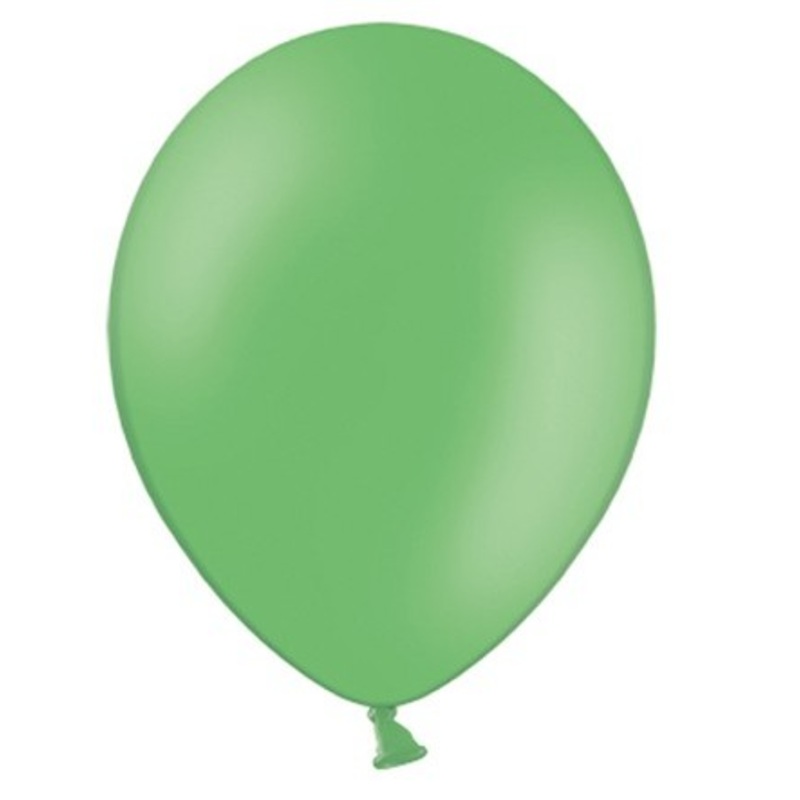 10 party star balloons green 23cm