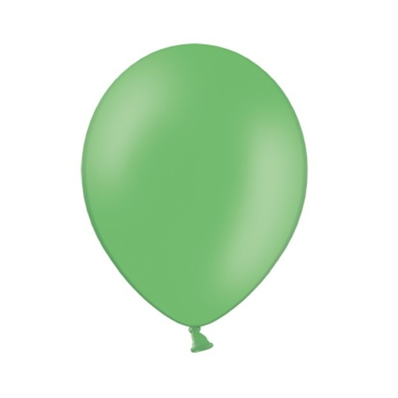 100 balloons in pastel green 25cm