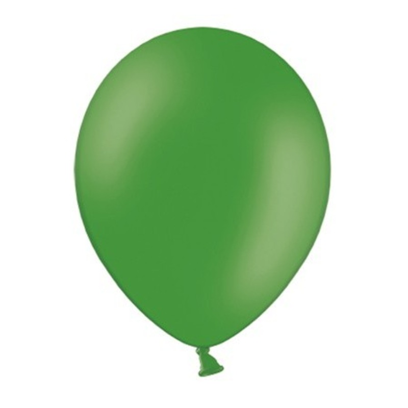 100 party star balloons fir green 12cm