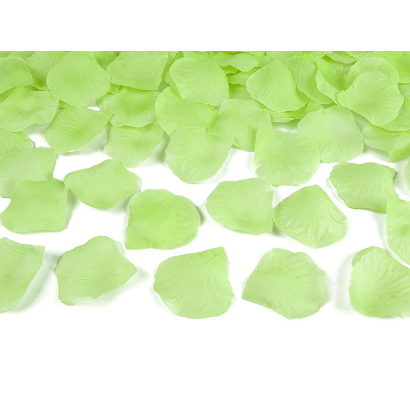 100 rose petals amour light green