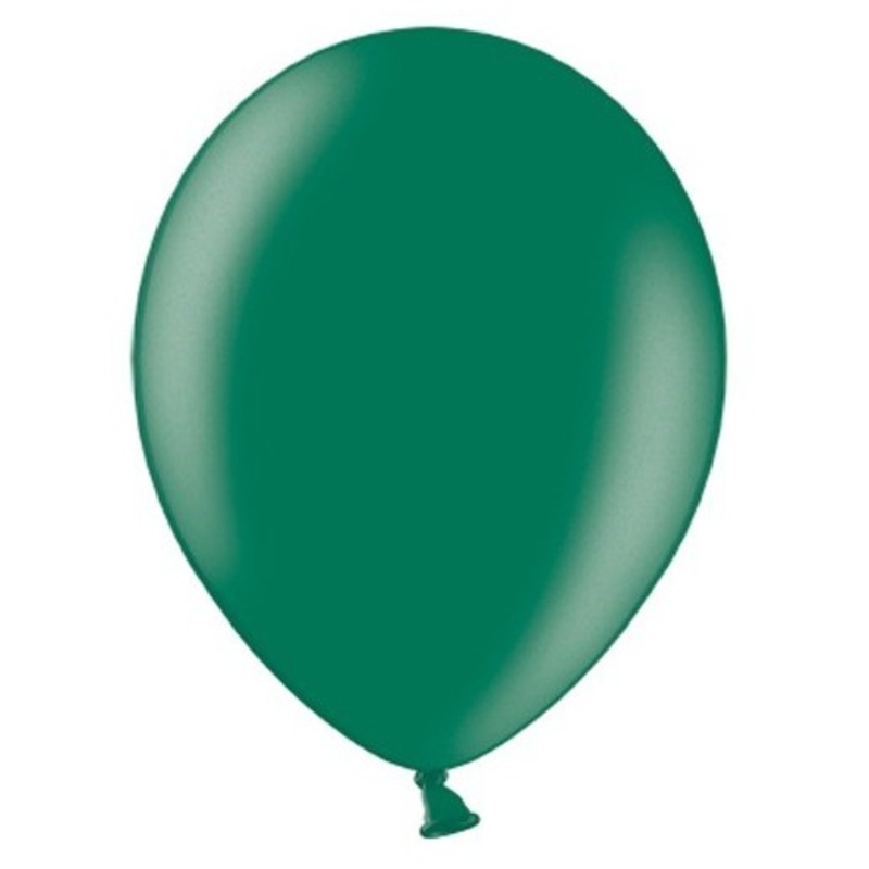 20 party star metallic balloons fir green 30cm