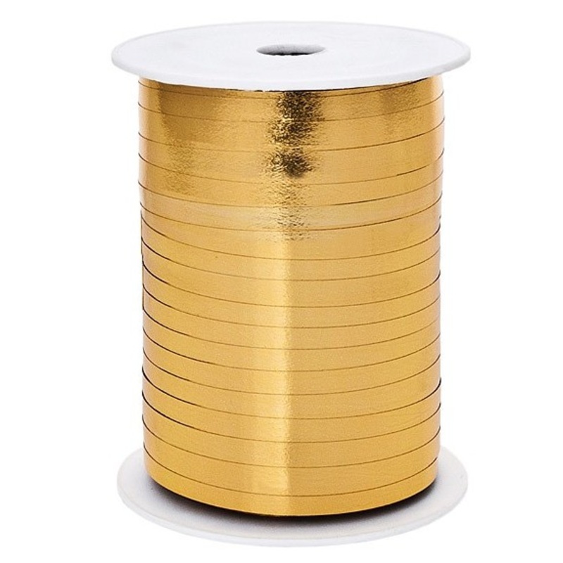 225m metallic gold ribbon