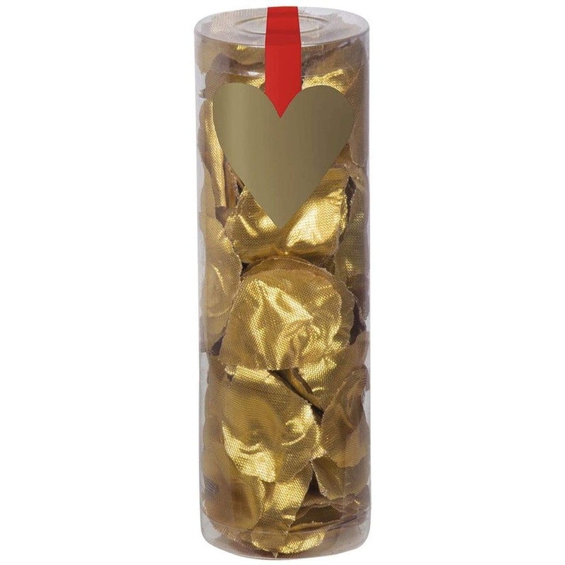 288 golden sprinkle rose petals