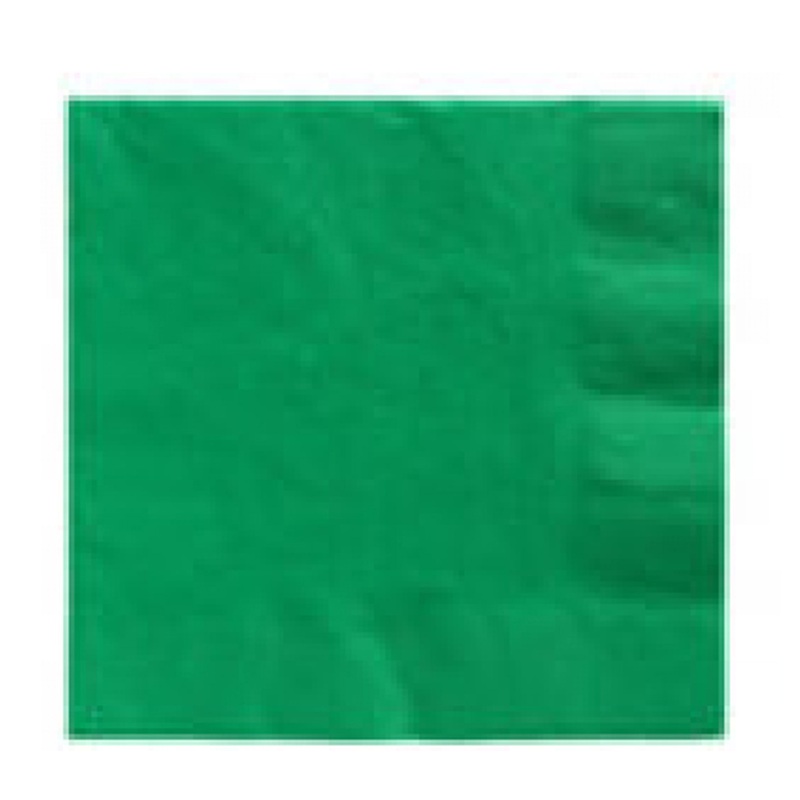 50 napkins in green 25cm