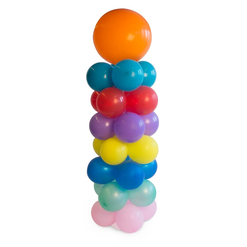 9-part balloon column