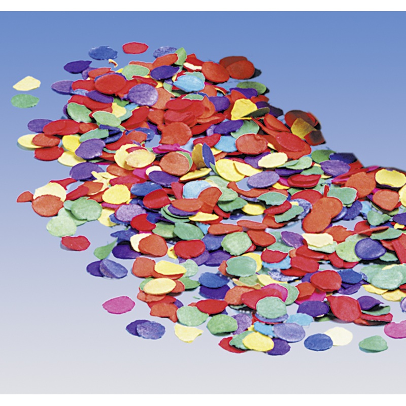 Classic colored paper scatter confetti 50g
