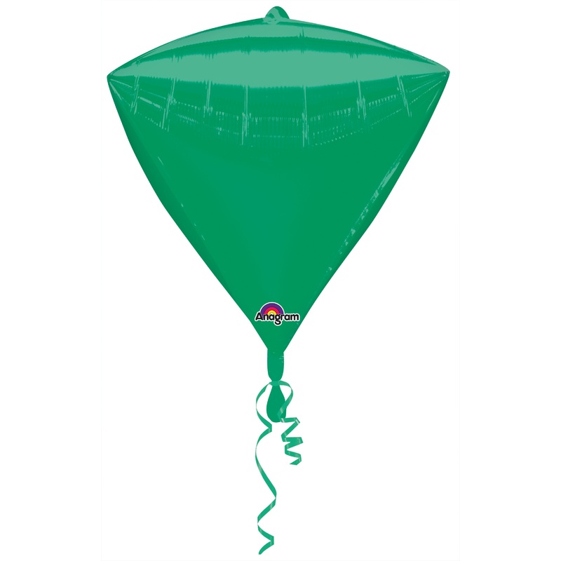 Diamond balloon dark green