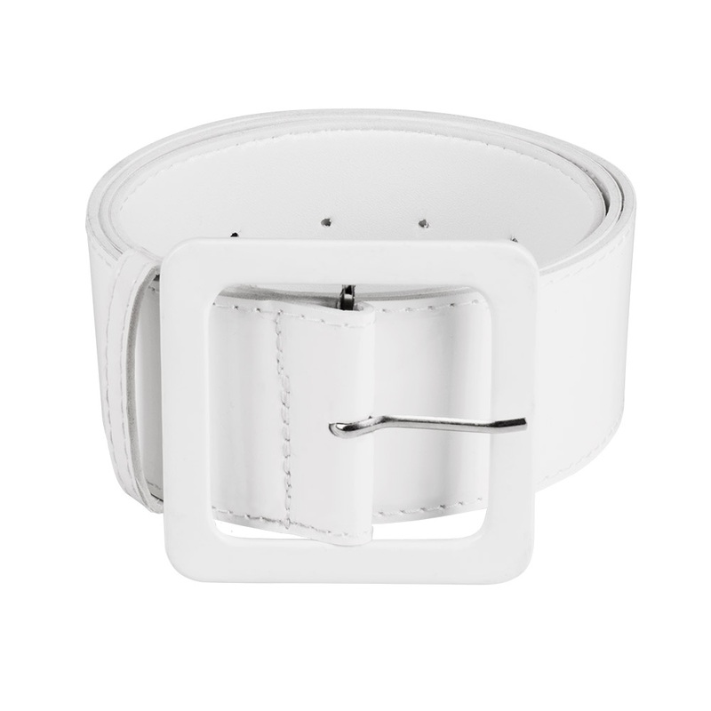 Grtel Retro neongrn (115 x 5,5 cm)