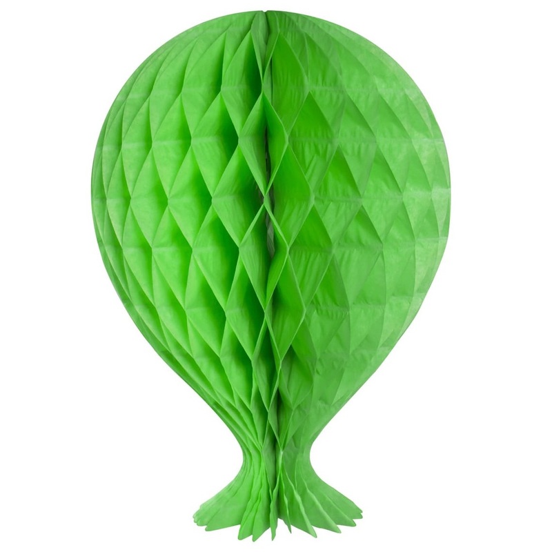 Honeycomb ball green balloon 37cm