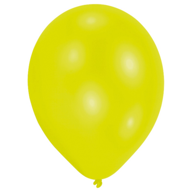 Set of 50 balloons lime green 27.5 cm