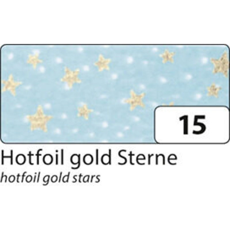 Washi Tape Hotfoil Sterne gold