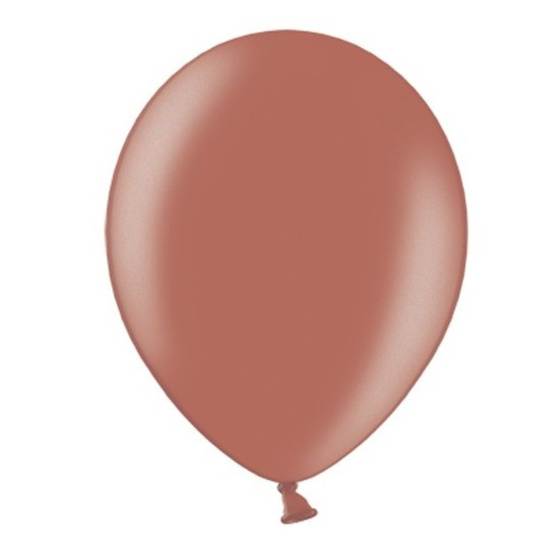 100 latex balloons cappuccino 25cm