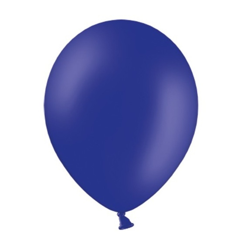 100 latex balloons night blue 13cm