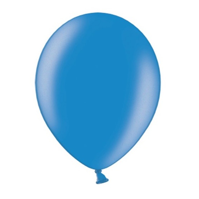 100 metallic balloons Blue Ivy 13cm