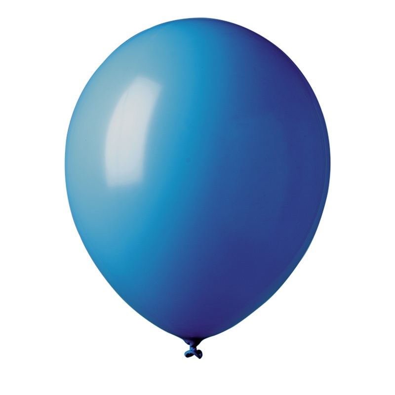 12 party balloons Madrid blue 30cm