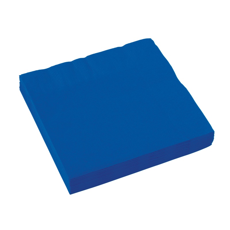 20 napkins Amalia royal blue 33cm
